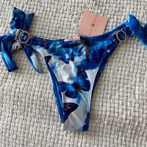 NWT Moda Minx Butterfly Bikini Bottoms